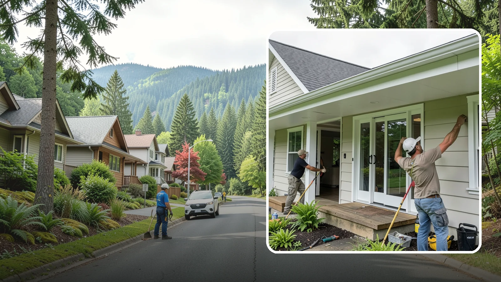 Soffit Repair in Darrington, Snohomish County, WA - Soffit repair that restores the ventilated underside of your eaves and keeps pests out.