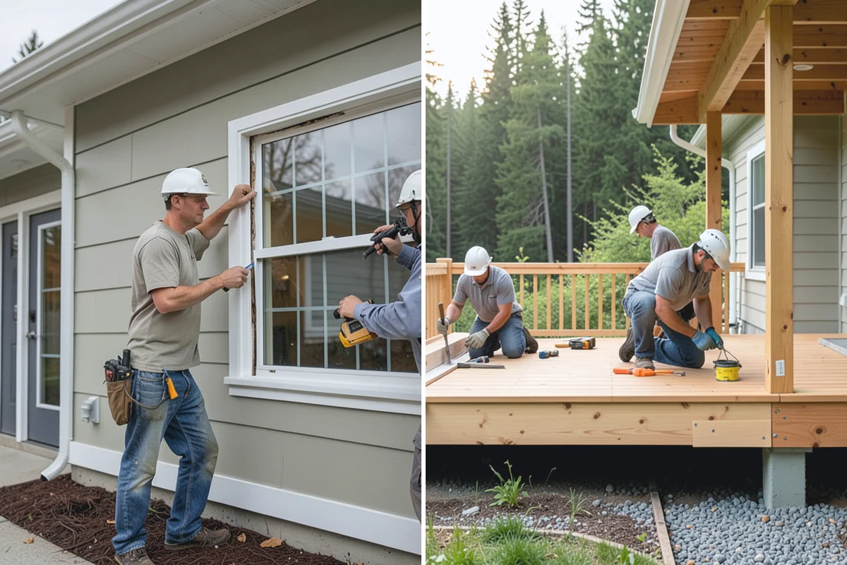 Soffit Repair in Des Moines, King County, WA - Inspect the soffit and attic ventilation
