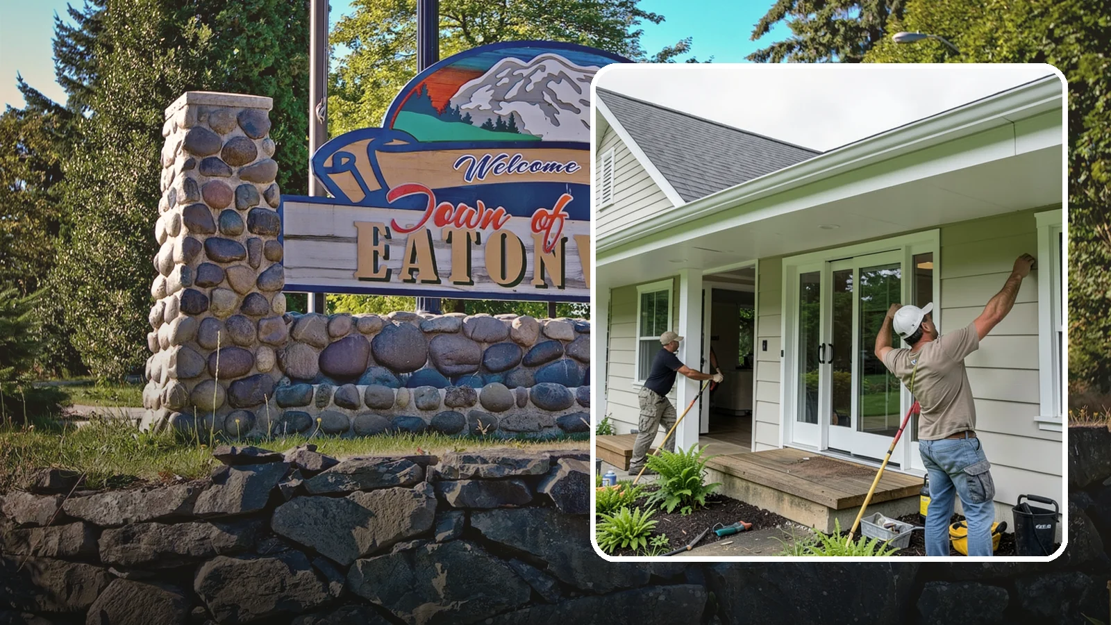Soffit Repair in Eatonville, Pierce County, WA - Soffit repair that restores the ventilated underside of your eaves and keeps pests out.