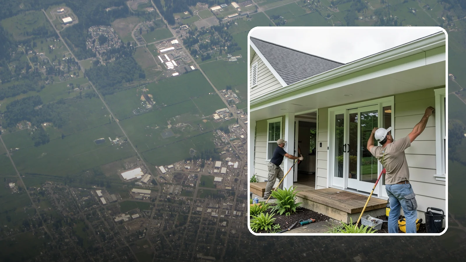 Soffit Repair in Enumclaw, King County, WA - Soffit repair that restores the ventilated underside of your eaves and keeps pests out.