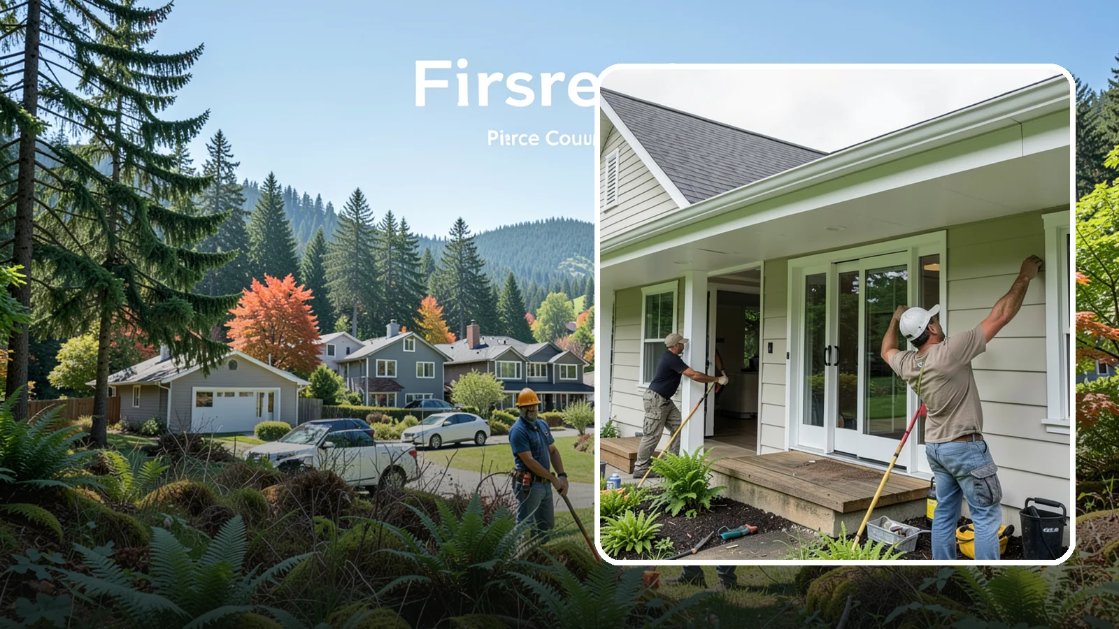 Soffit Repair in Fircrest, Pierce County, WA - Soffit repair that restores the ventilated underside of your eaves and keeps pests out.