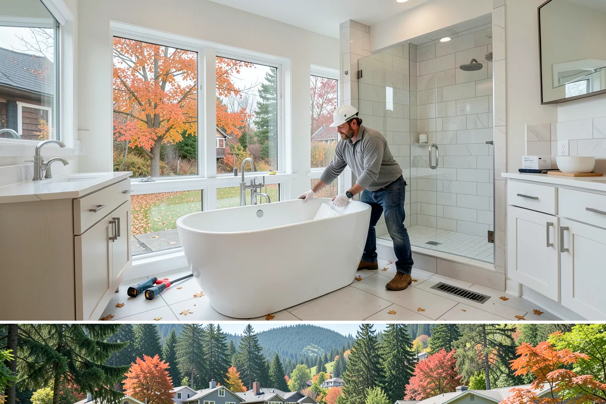 Soffit Repair in Fircrest, Pierce County, WA - Exterior soffit work is best scheduled during drier stretches.