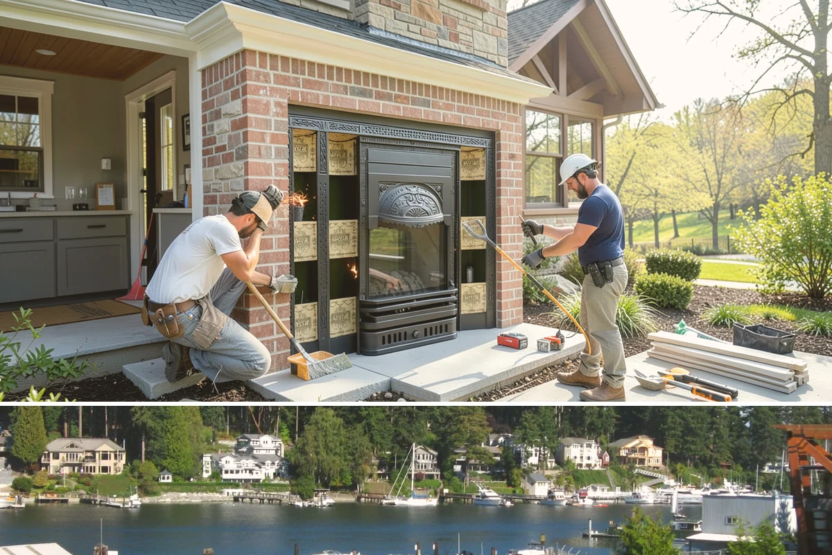 Soffit Repair in Gig Harbor, Pierce County, WA - Exterior soffit work is best scheduled during drier stretches.