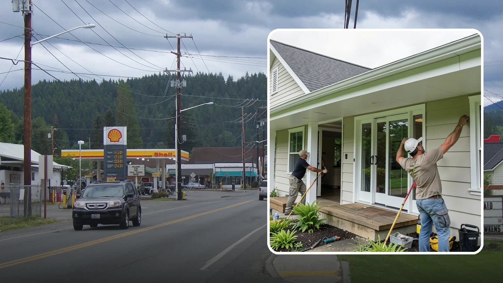 Soffit Repair in Granite Falls, Snohomish County, WA - Soffit repair that restores the ventilated underside of your eaves and keeps pests out.
