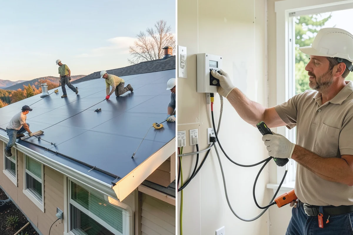 Soffit Repair in Hamilton, Skagit County, WA - Inspect the soffit and attic ventilation