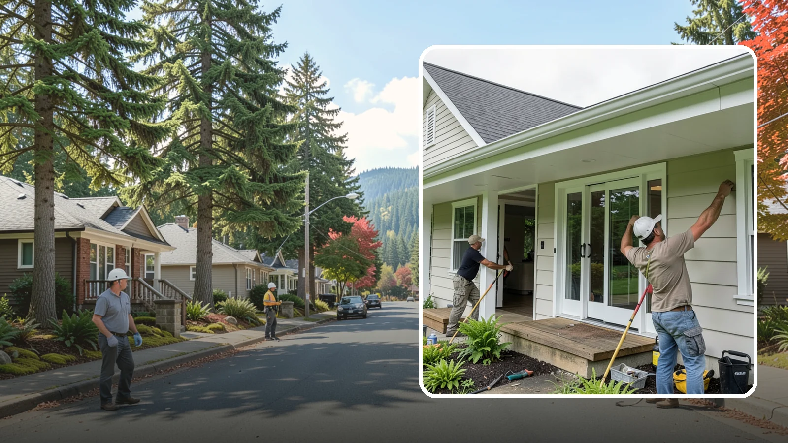 Soffit Repair in Hunts Point, King County, WA - Soffit repair that restores the ventilated underside of your eaves and keeps pests out.