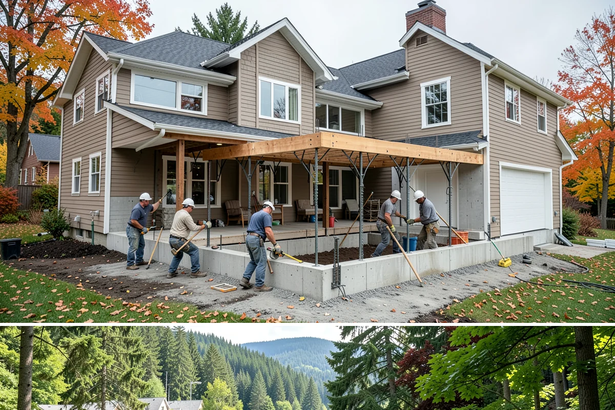 Soffit Repair in Lake Forest Park, King County, WA - Exterior soffit work is best scheduled during drier stretches.