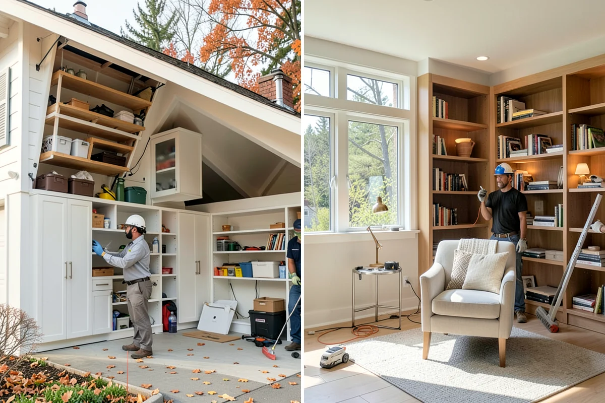 Soffit Repair in Maple Valley, King County, WA - Inspect the soffit and attic ventilation