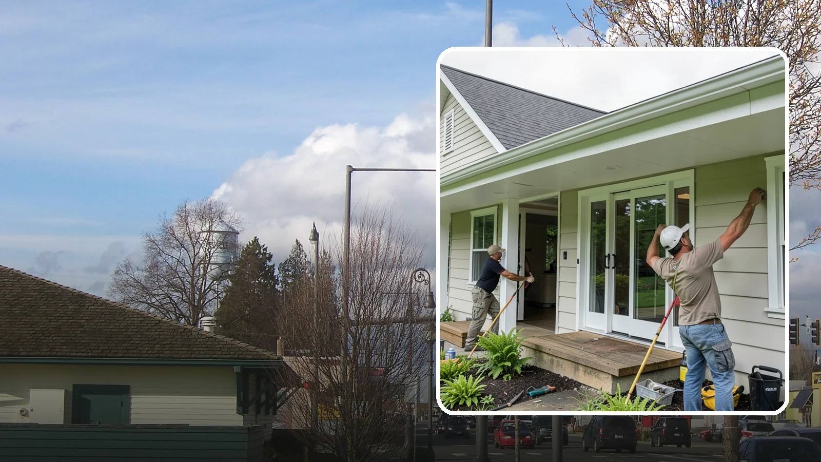 Soffit Repair in Marysville, Snohomish County, WA - Soffit repair that restores the ventilated underside of your eaves and keeps pests out.