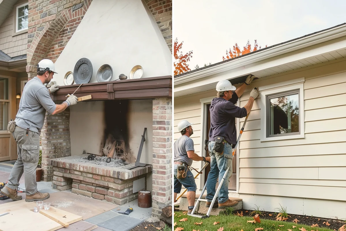 Soffit Repair in Milton, King County, WA - Inspect the soffit and attic ventilation