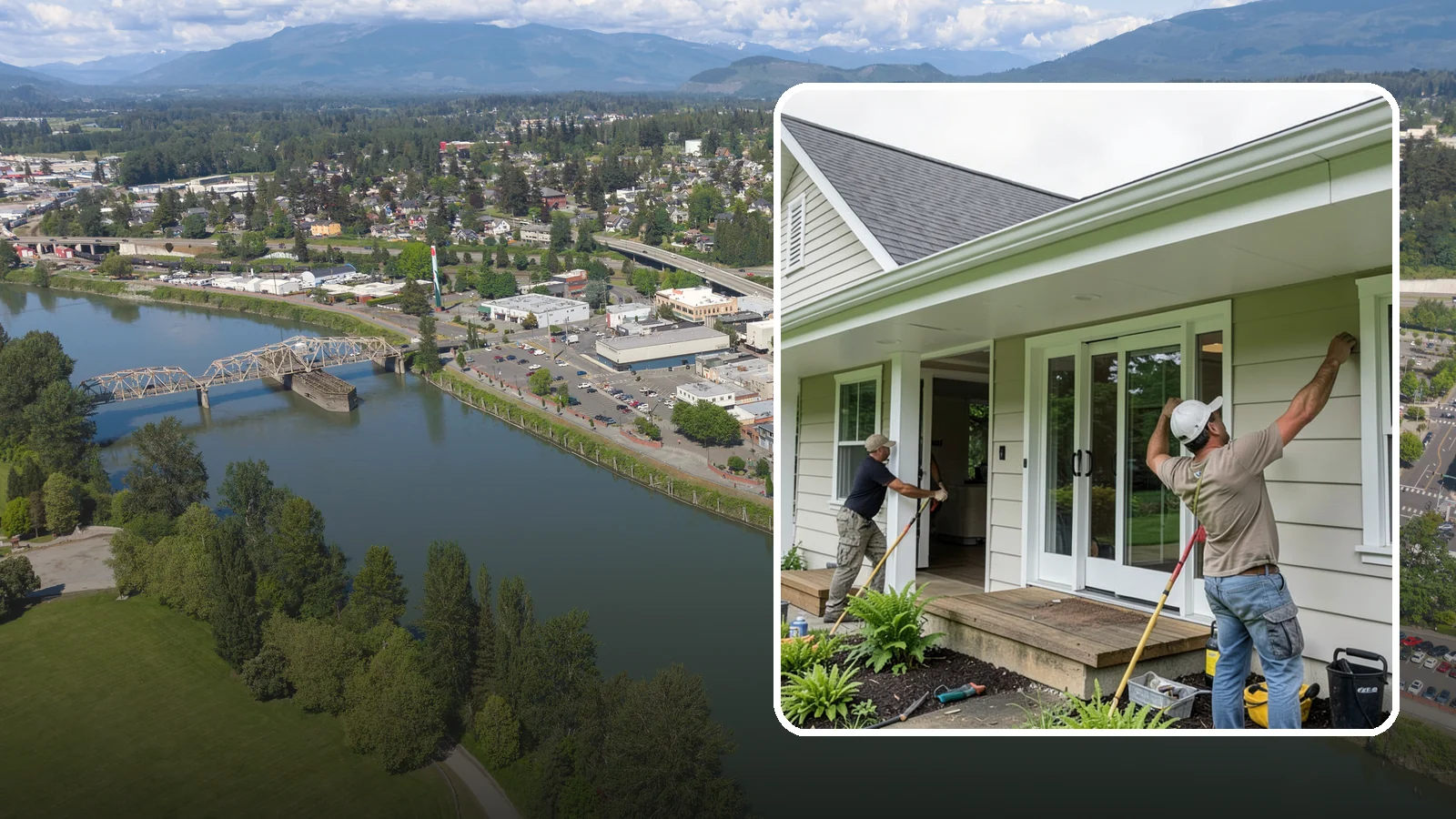 Soffit Repair in Mount Vernon, Skagit County, WA - Soffit repair that restores the ventilated underside of your eaves and keeps pests out.