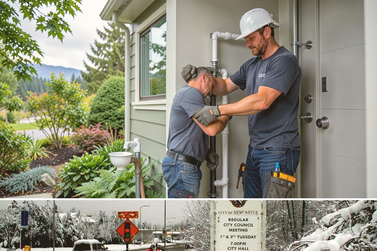 Soffit Repair in Newcastle, King County, WA - Exterior soffit work is best scheduled during drier stretches.