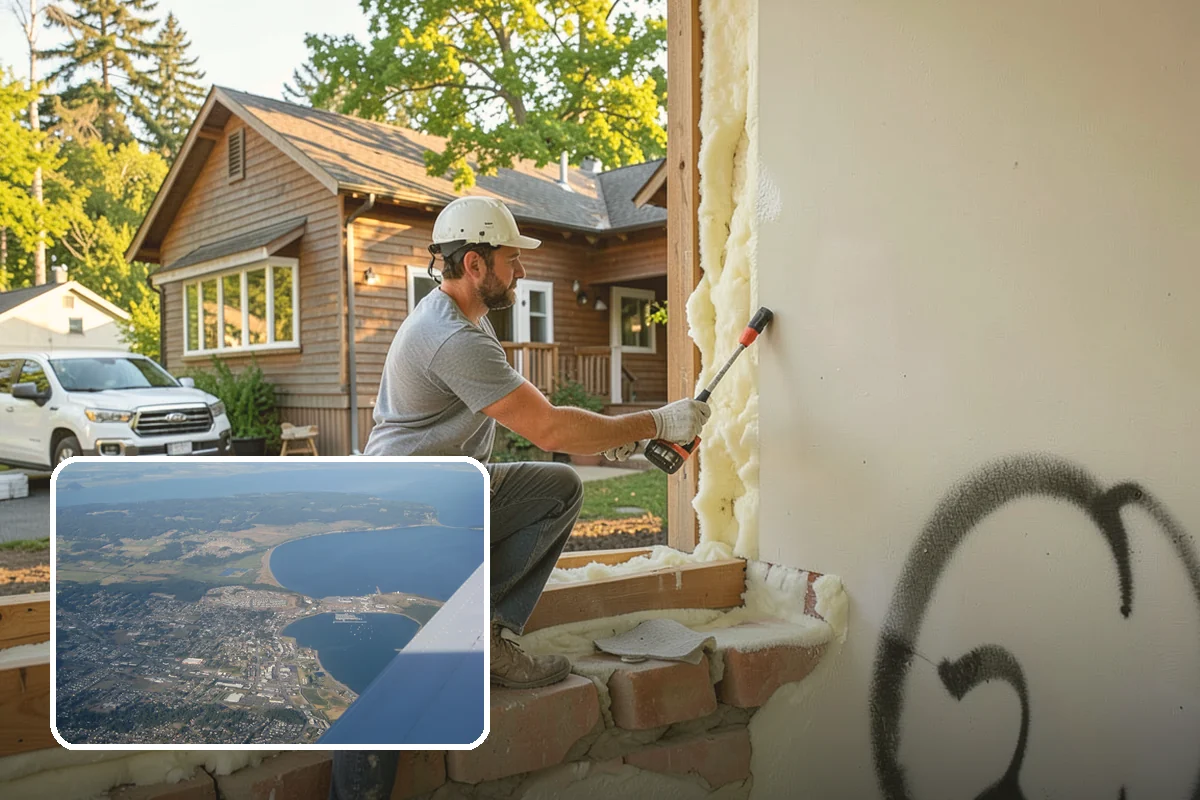Soffit Repair in Oak Harbor, Island County, WA - Restores proper attic ventilation