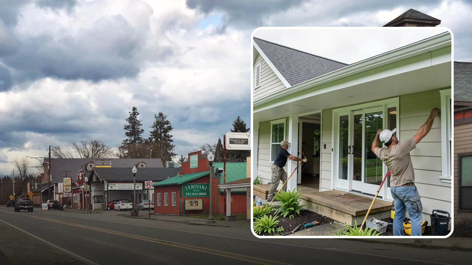 Soffit Repair in Roy, Pierce County, WA - Soffit repair that restores the ventilated underside of your eaves and keeps pests out.