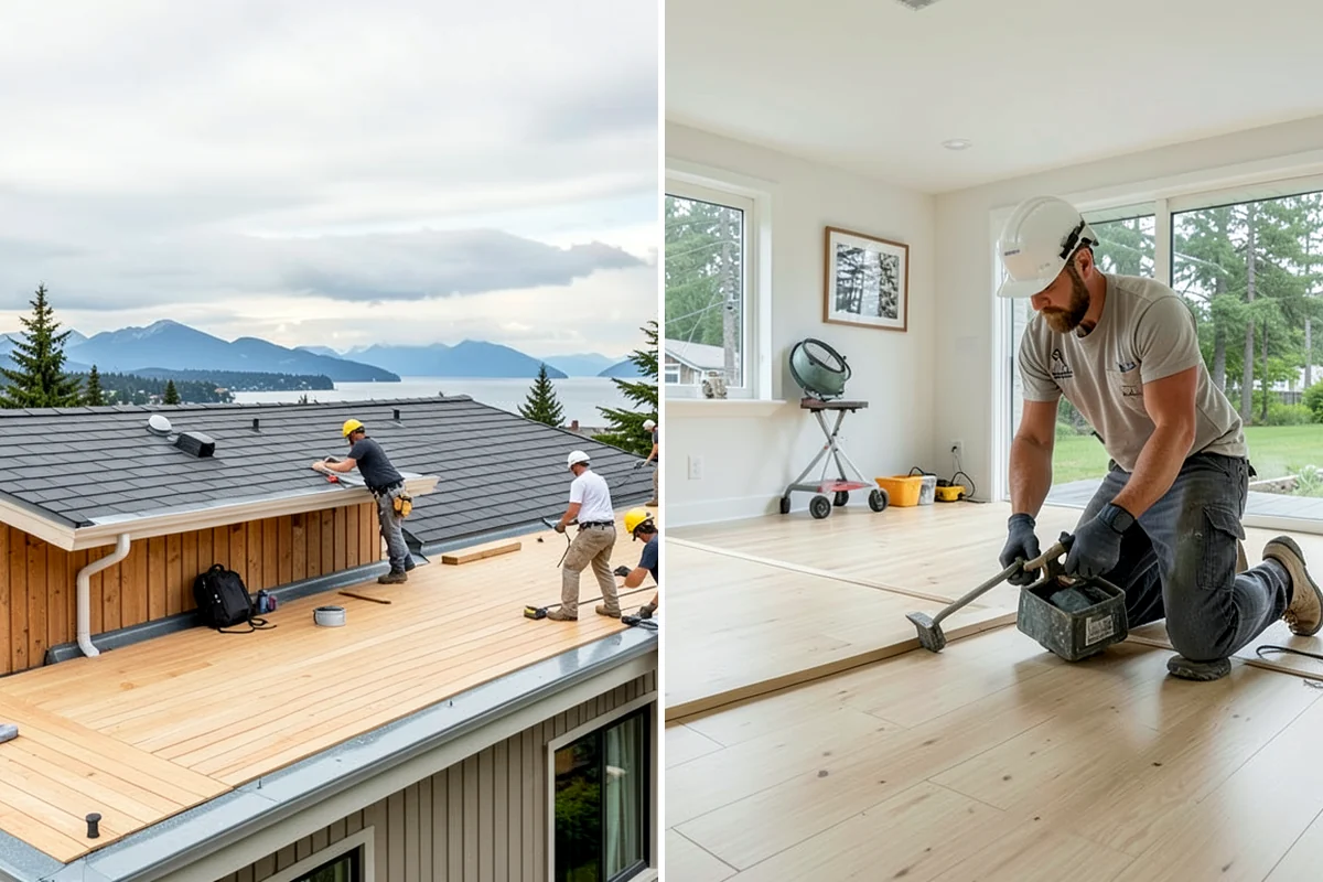 Soffit Repair in SeaTac, King County, WA - Inspect the soffit and attic ventilation