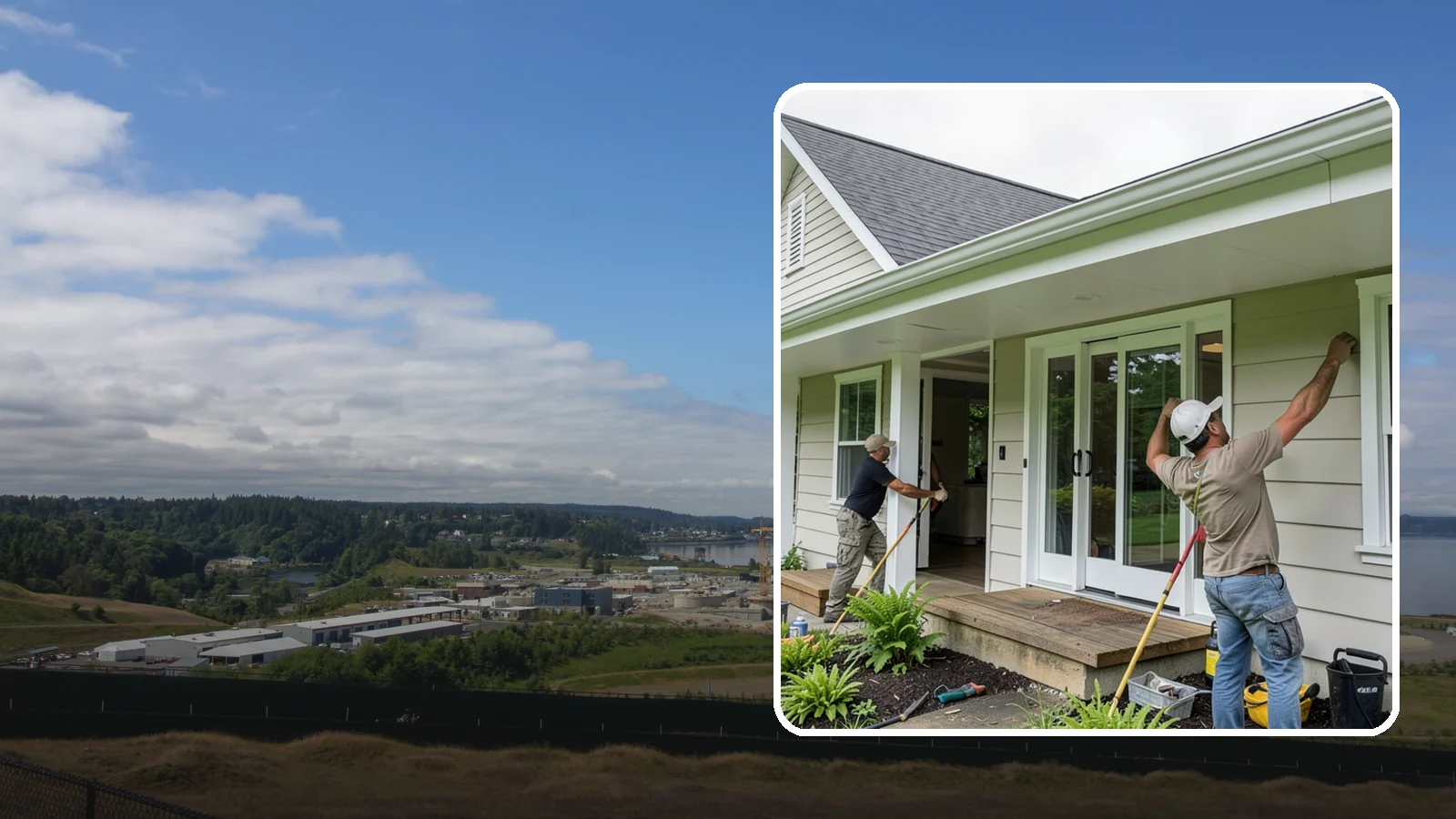 Soffit Repair in University Place, Pierce County, WA - Soffit repair that restores the ventilated underside of your eaves and keeps pests out.