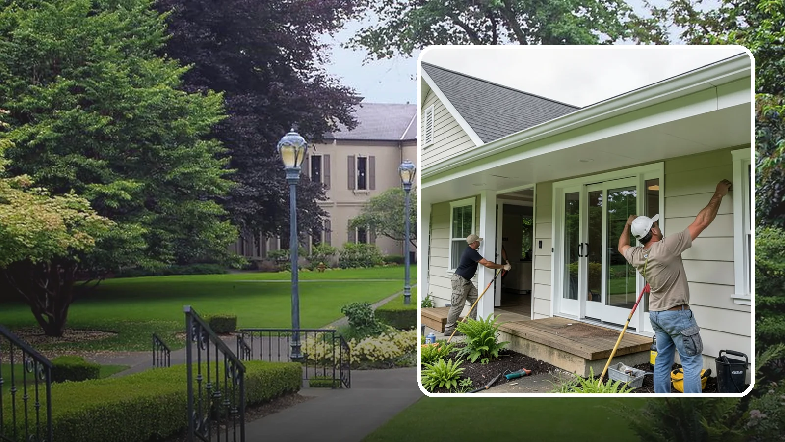 Soffit Repair in Woodinville, King County, WA - Soffit repair that restores the ventilated underside of your eaves and keeps pests out.