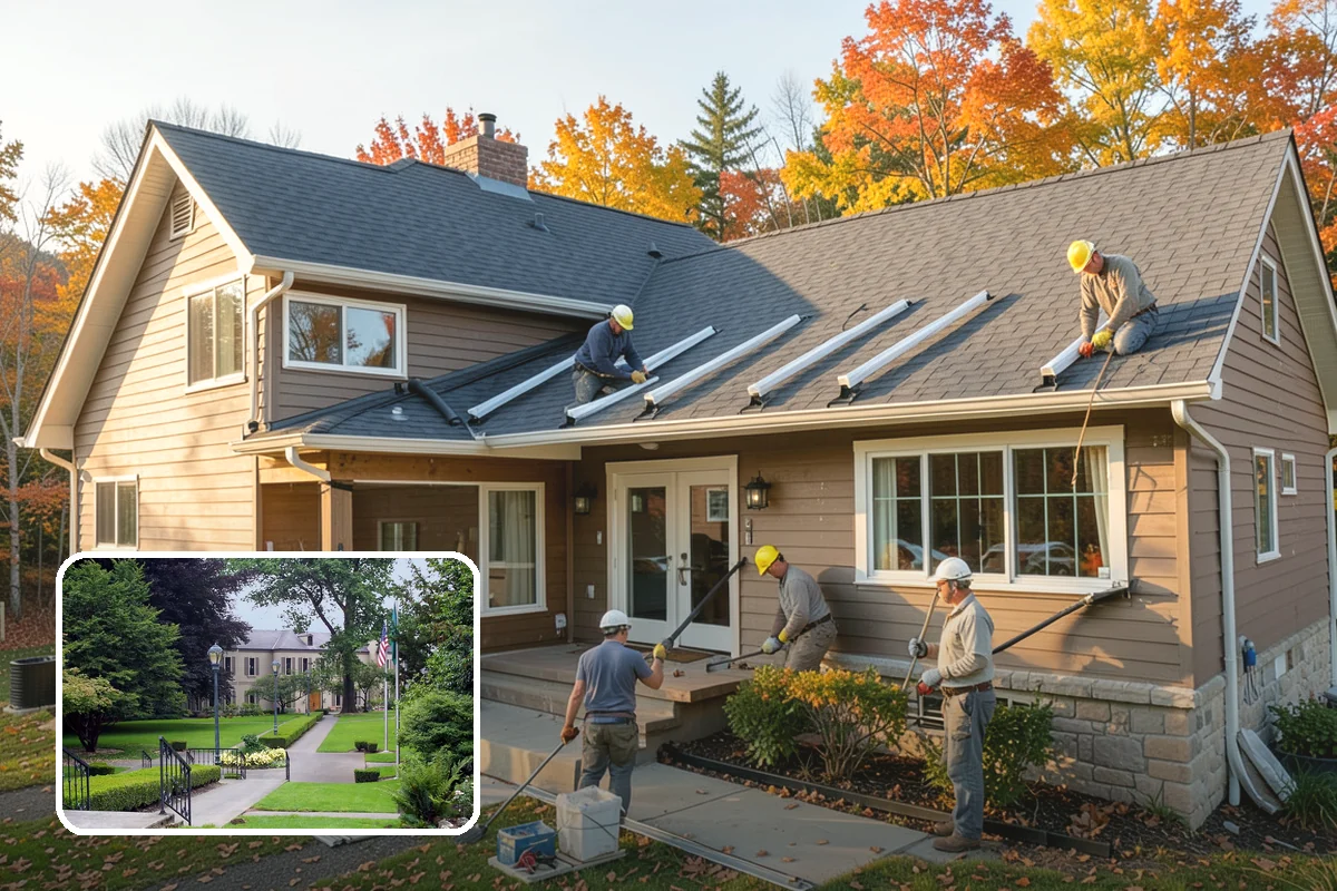 Soffit Repair in Woodinville, King County, WA - Restores proper attic ventilation