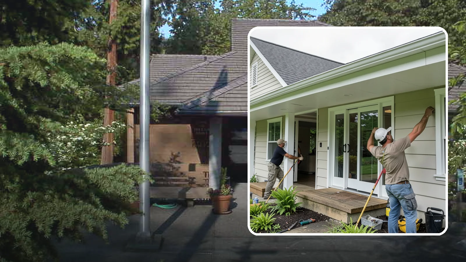 Soffit Repair in Yarrow Point, King County, WA - Soffit repair that restores the ventilated underside of your eaves and keeps pests out.
