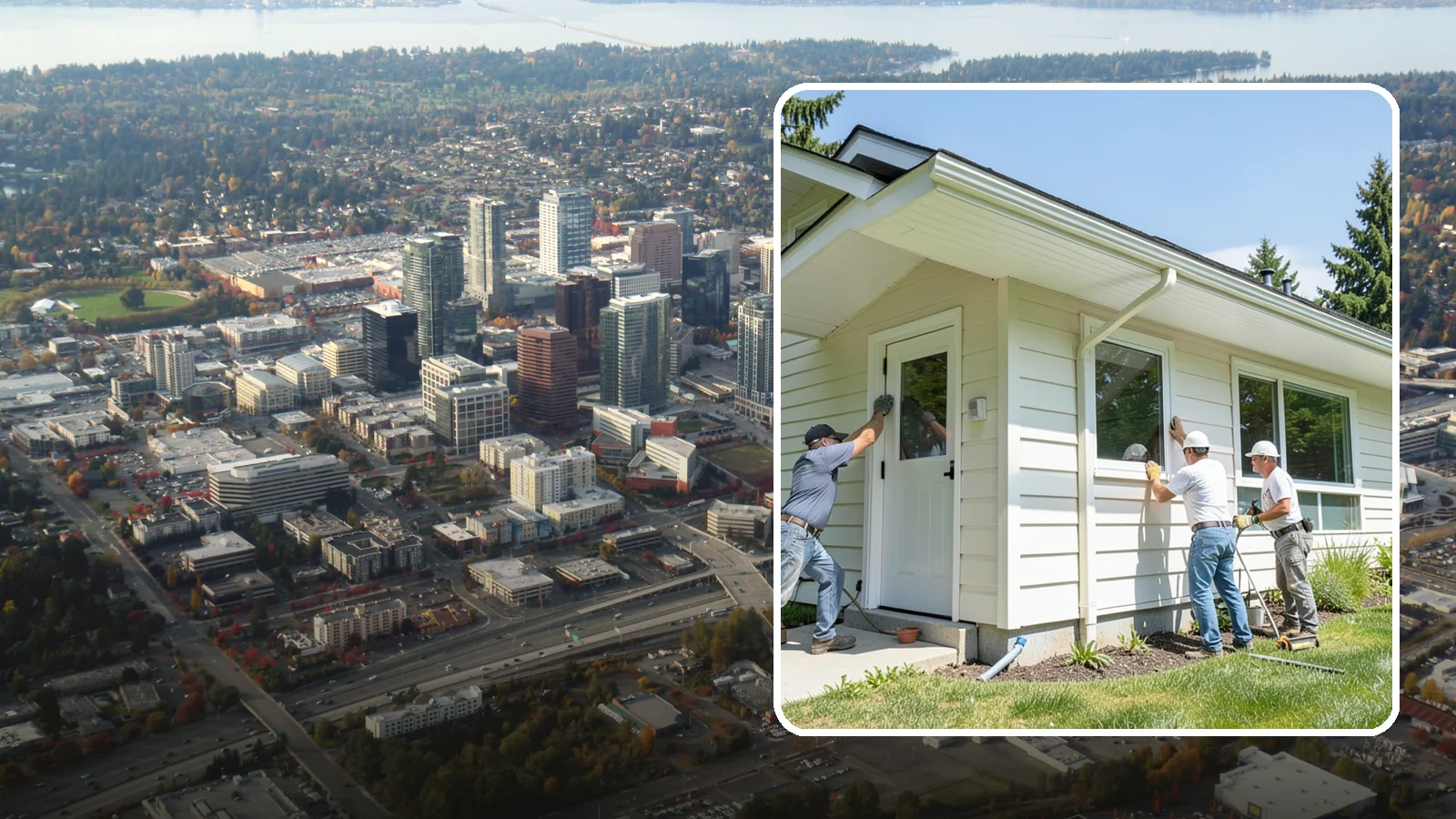 Soffit Replacement in Bellevue, King County, WA - Complete soffit replacement that restores eave ventilation and a clean underside finish.