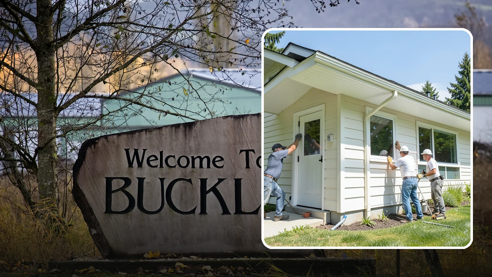 Soffit Replacement in Buckley, Pierce County, WA - Complete soffit replacement that restores eave ventilation and a clean underside finish.