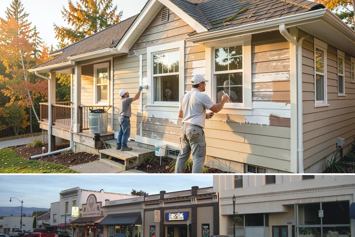 Soffit Replacement in Burlington, Skagit County, WA - Dry-season work ensures clean installation and lasting sealing.