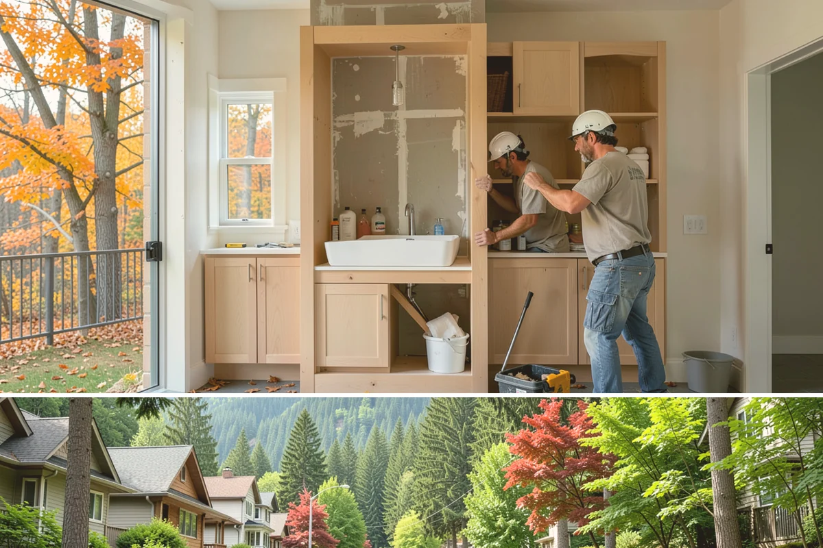 Soffit Replacement in Darrington, Snohomish County, WA - Dry-season work ensures clean installation and lasting sealing.