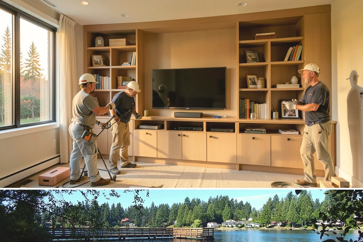 Soffit Replacement in Federal Way, King County, WA - Dry-season work ensures clean installation and lasting sealing.