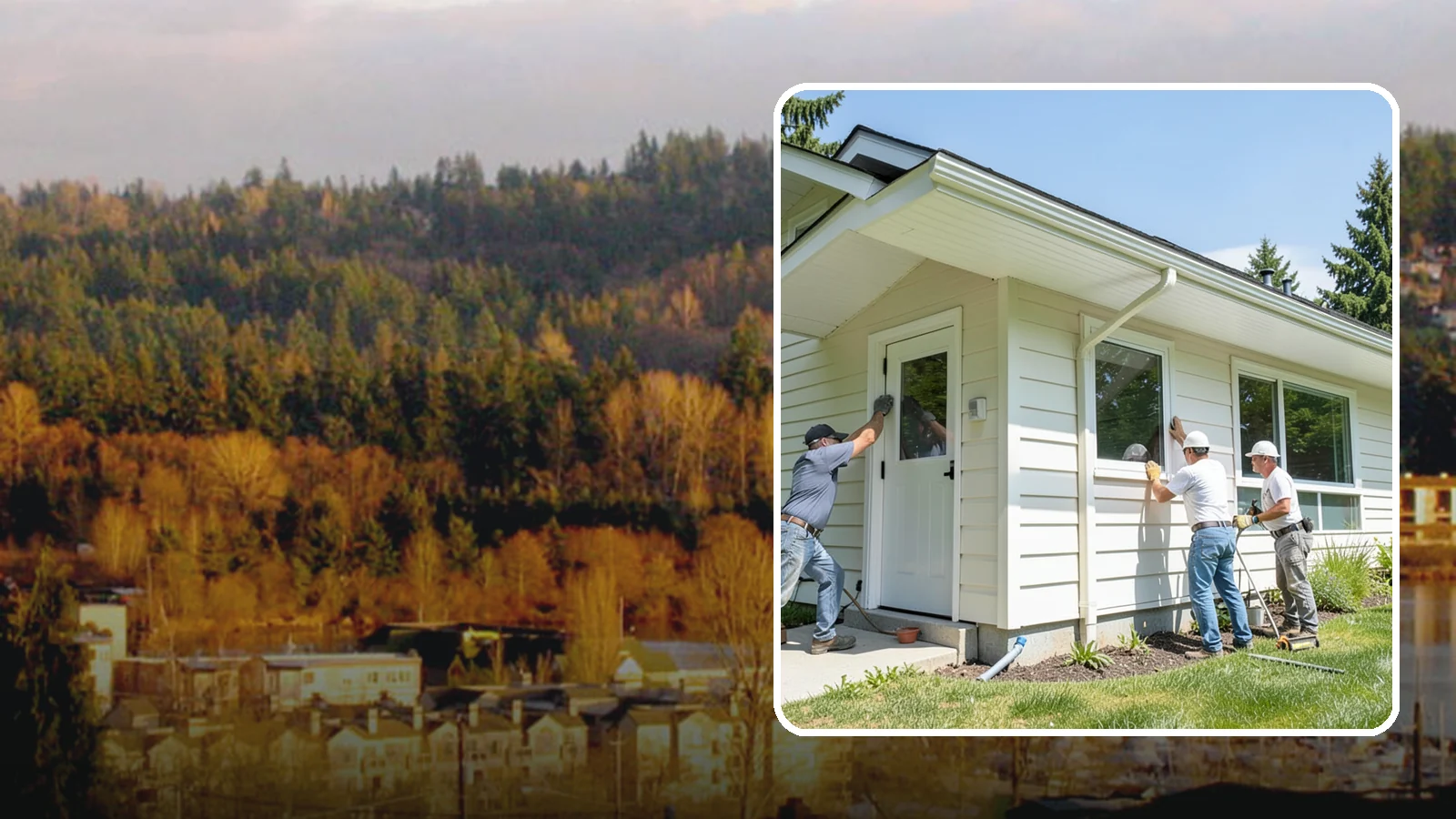 Soffit Replacement in Kenmore, King County, WA - Complete soffit replacement that restores eave ventilation and a clean underside finish.