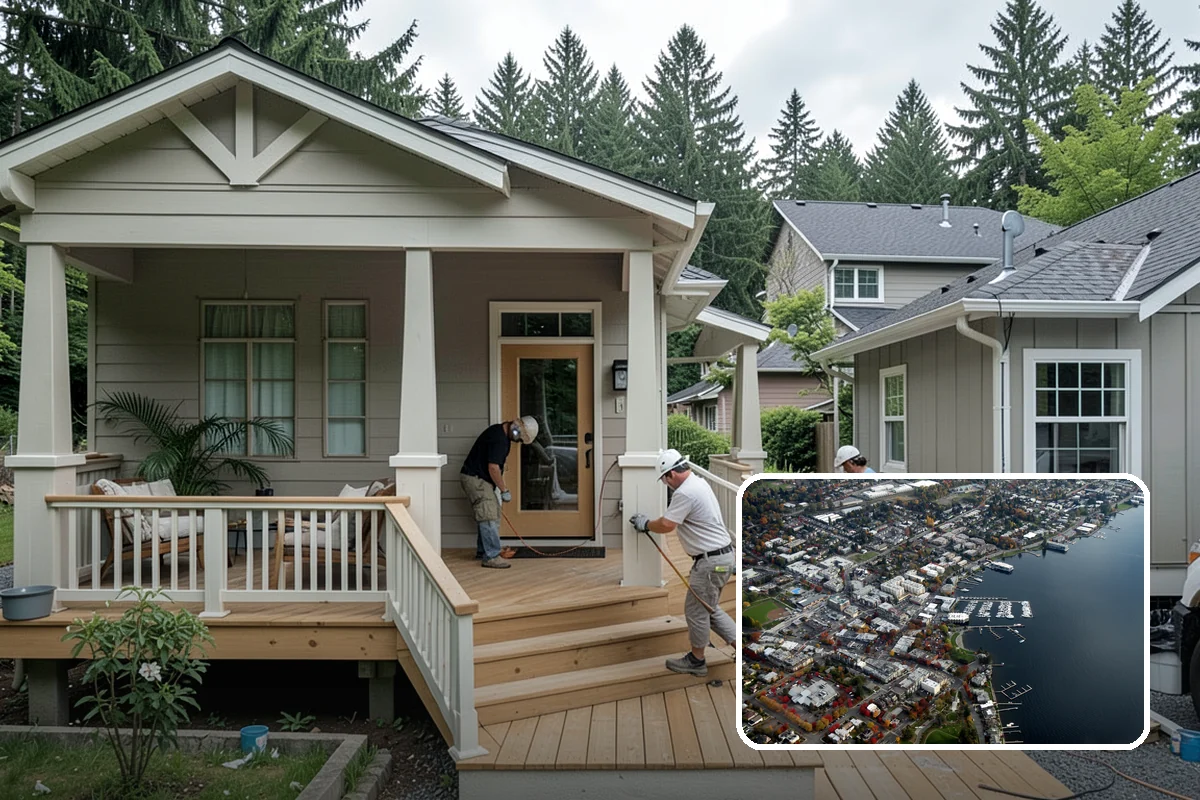 Soffit Replacement in Kirkland, King County, WA - Restores balanced attic ventilation