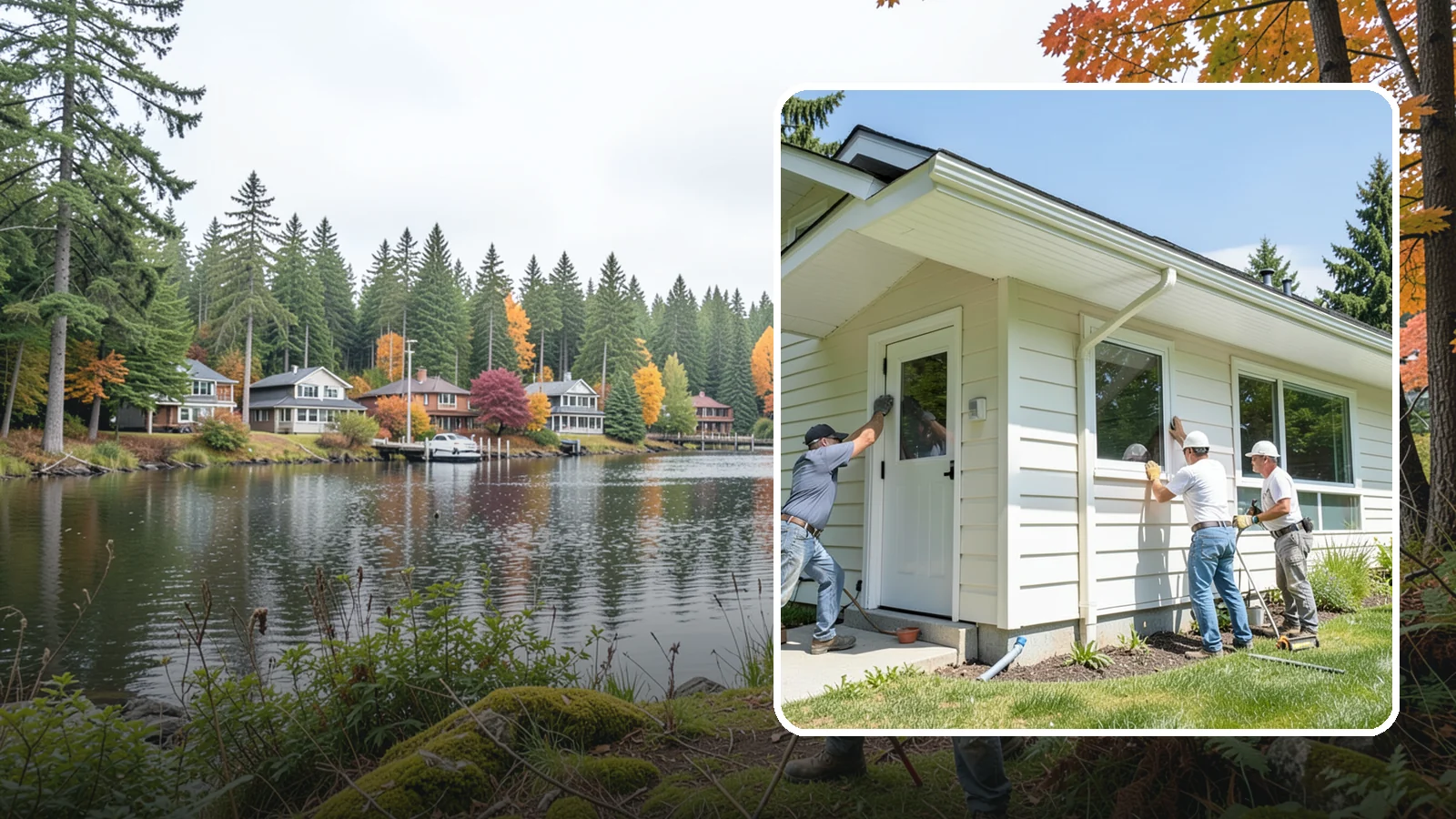 Soffit Replacement in La Conner, Skagit County, WA - Complete soffit replacement that restores eave ventilation and a clean underside finish.