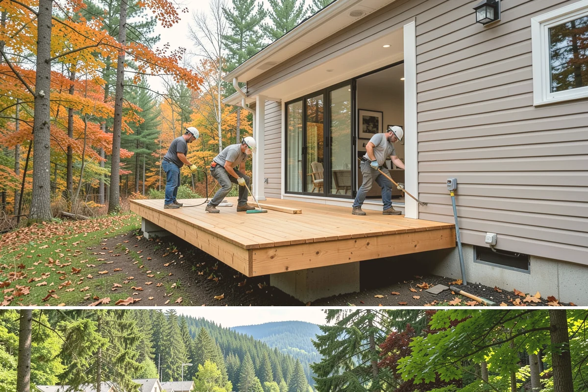 Soffit Replacement in Lake Forest Park, King County, WA - Dry-season work ensures clean installation and lasting sealing.