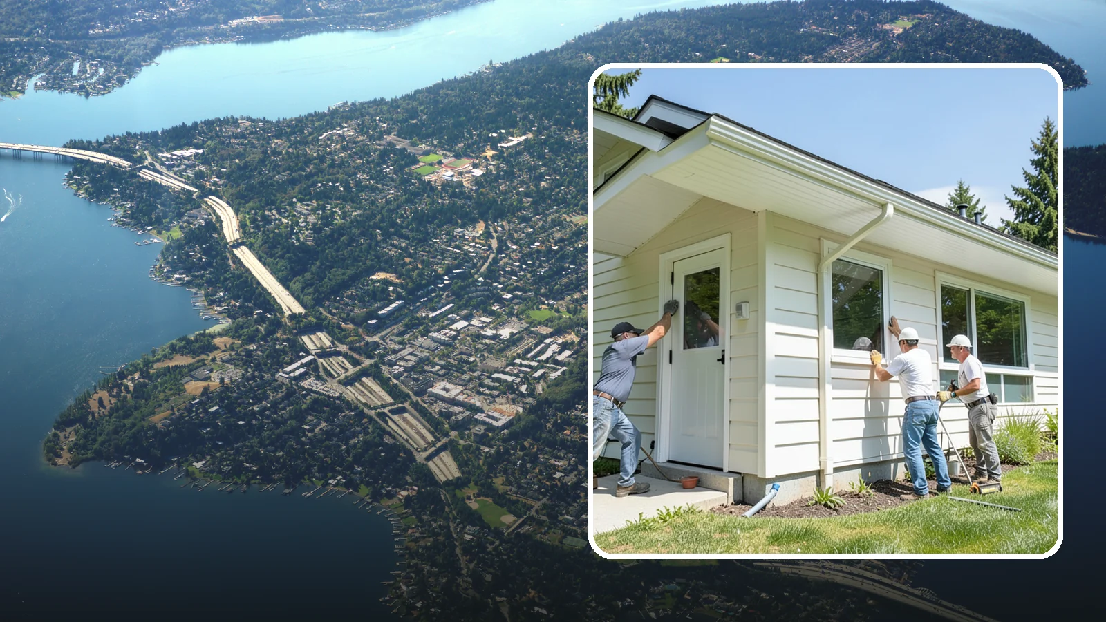 Soffit Replacement in Mercer Island, King County, WA - Complete soffit replacement that restores eave ventilation and a clean underside finish.