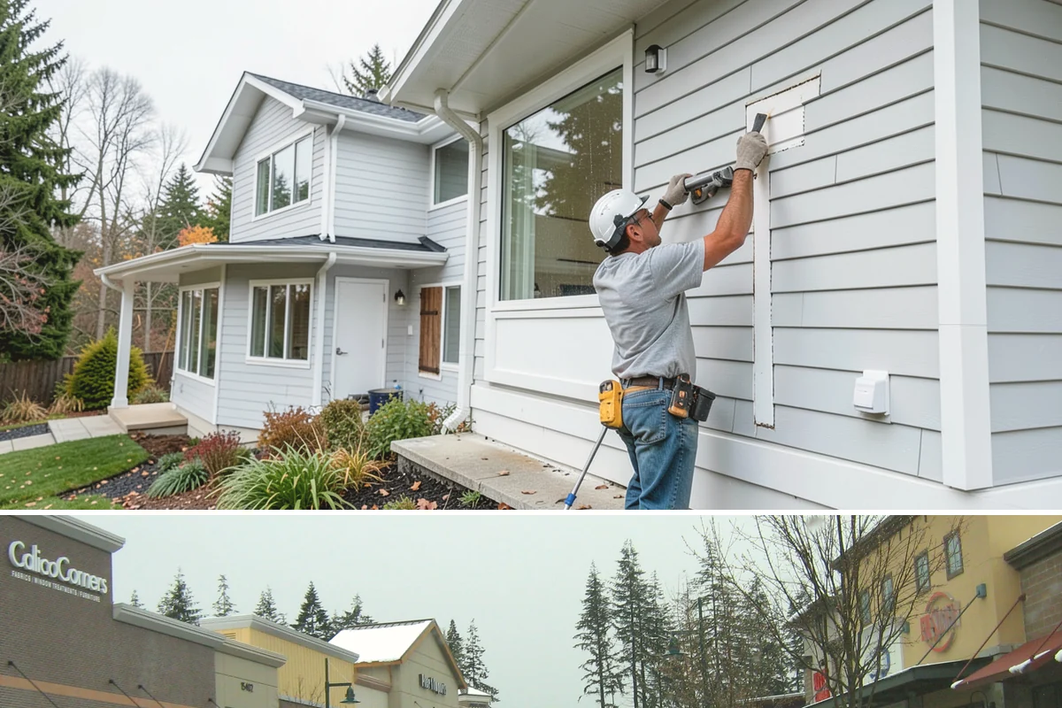 Soffit Replacement in Mill Creek, Snohomish County, WA - Dry-season work ensures clean installation and lasting sealing.