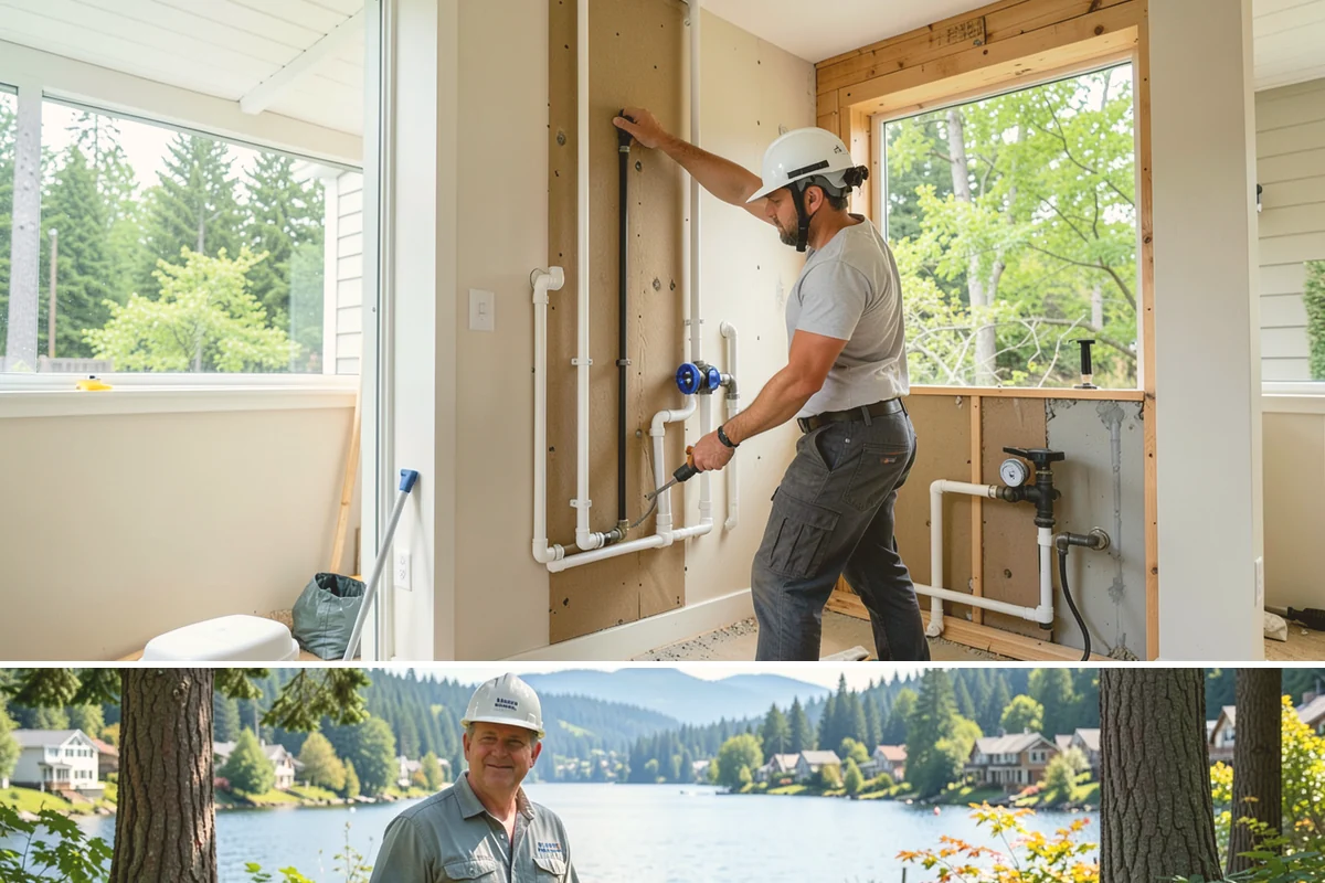 Soffit Replacement in Milton, King County, WA - Dry-season work ensures clean installation and lasting sealing.