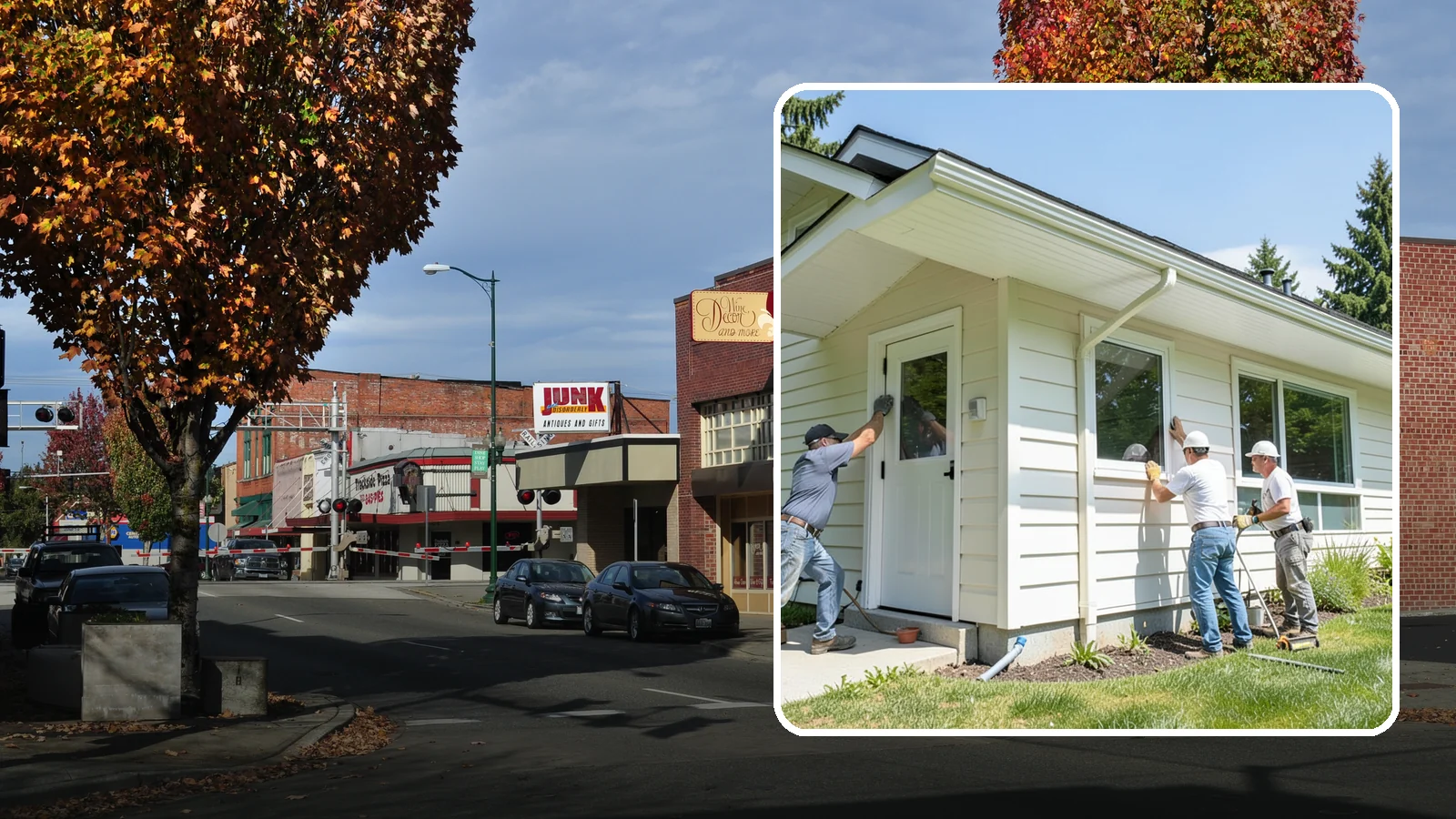Soffit Replacement in Puyallup, Pierce County, WA - Complete soffit replacement that restores eave ventilation and a clean underside finish.
