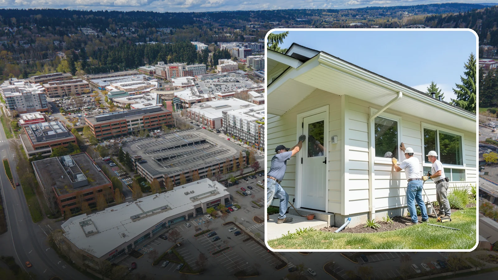 Soffit Replacement in Redmond, King County, WA - Complete soffit replacement that restores eave ventilation and a clean underside finish.