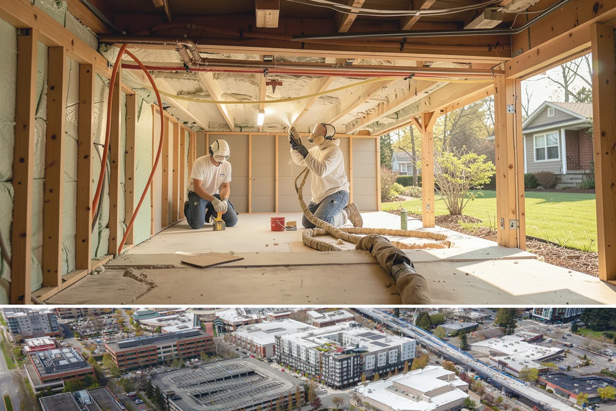 Soffit Replacement in Redmond, King County, WA - Dry-season work ensures clean installation and lasting sealing.
