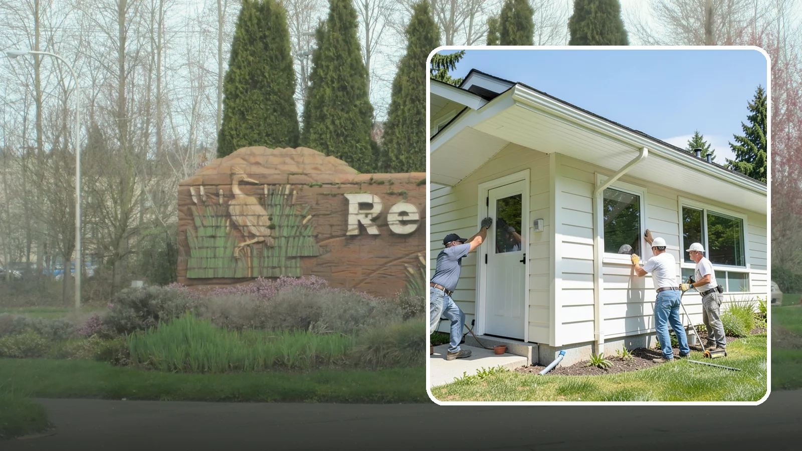 Soffit Replacement in Renton, King County, WA - Complete soffit replacement that restores eave ventilation and a clean underside finish.