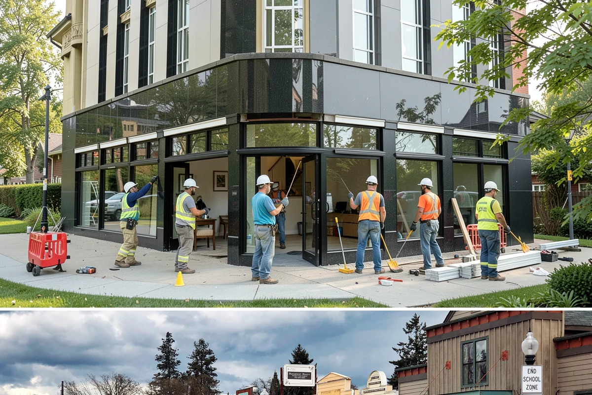 Soffit Replacement in Roy, Pierce County, WA - Dry-season work ensures clean installation and lasting sealing.