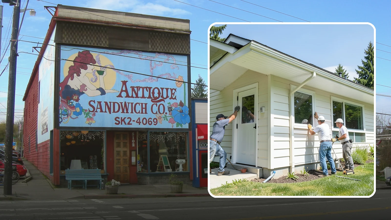Soffit Replacement in Ruston, Pierce County, WA - Complete soffit replacement that restores eave ventilation and a clean underside finish.