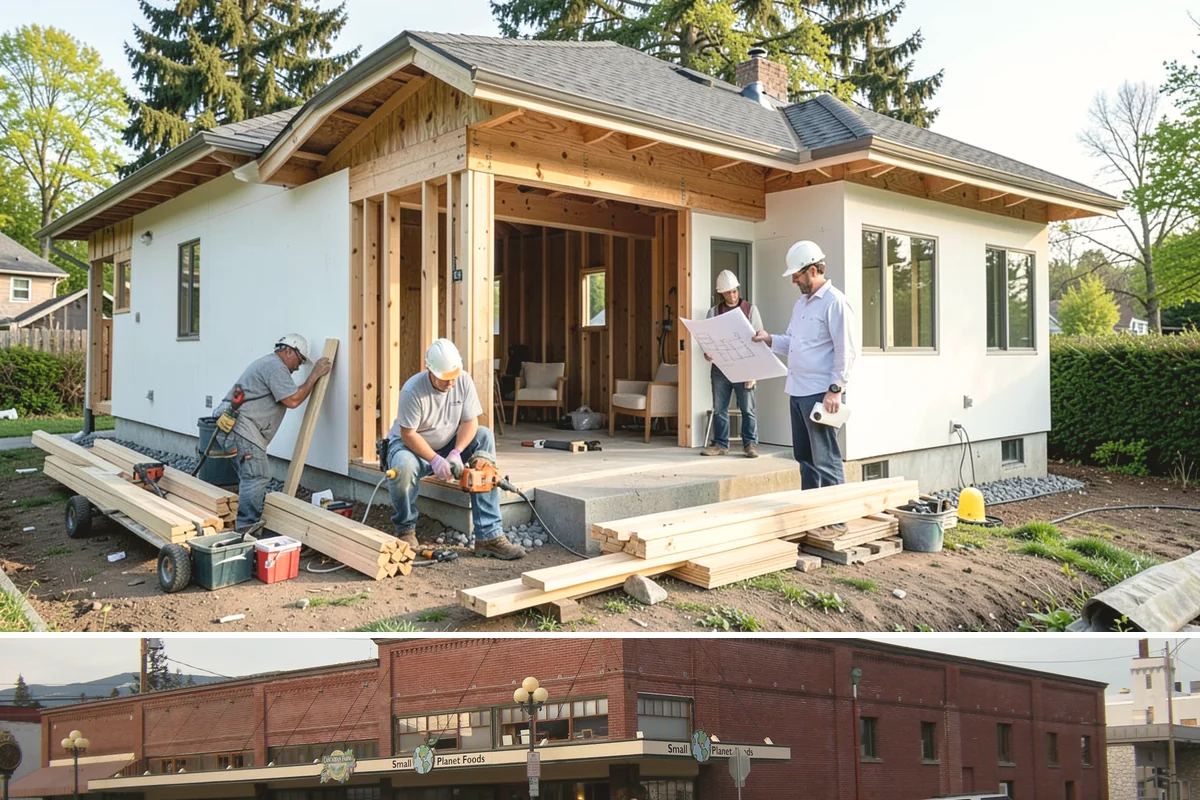 Soffit Replacement in Sedro-Woolley, Skagit County, WA - Dry-season work ensures clean installation and lasting sealing.