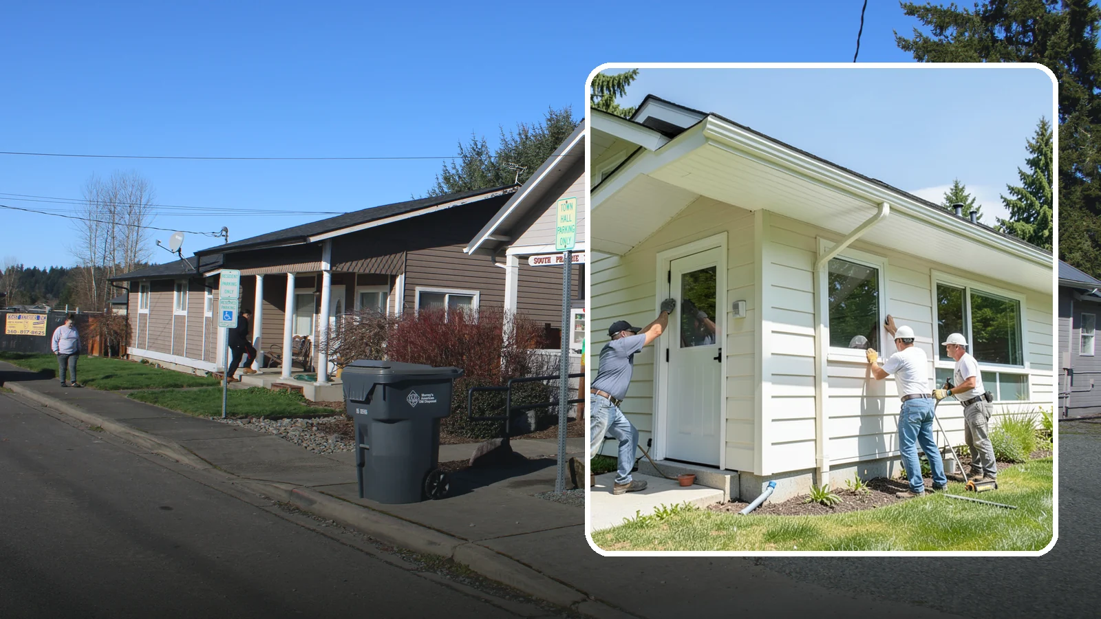 Soffit Replacement in South Prairie, Pierce County, WA - Complete soffit replacement that restores eave ventilation and a clean underside finish.