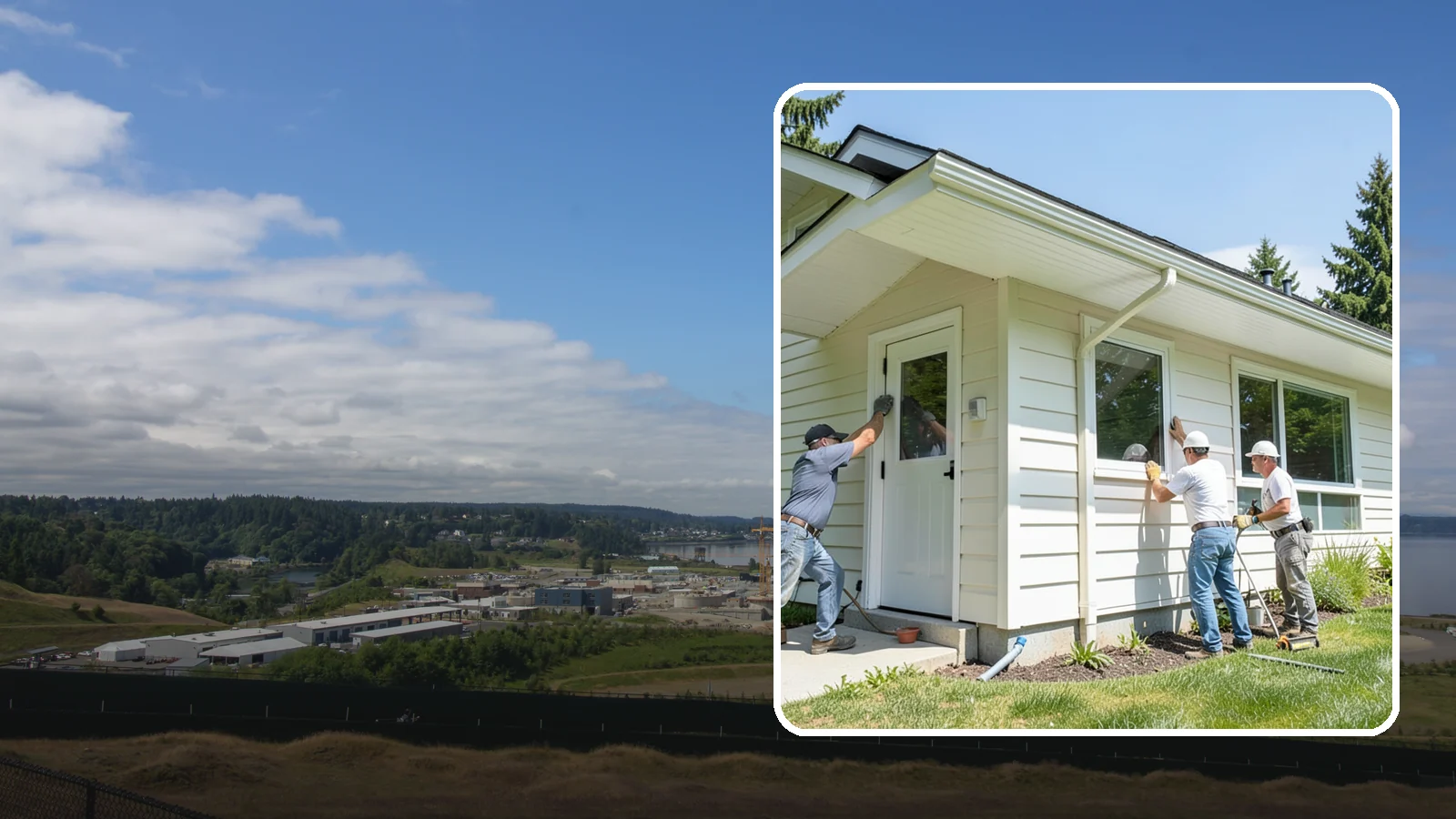 Soffit Replacement in University Place, Pierce County, WA - Complete soffit replacement that restores eave ventilation and a clean underside finish.