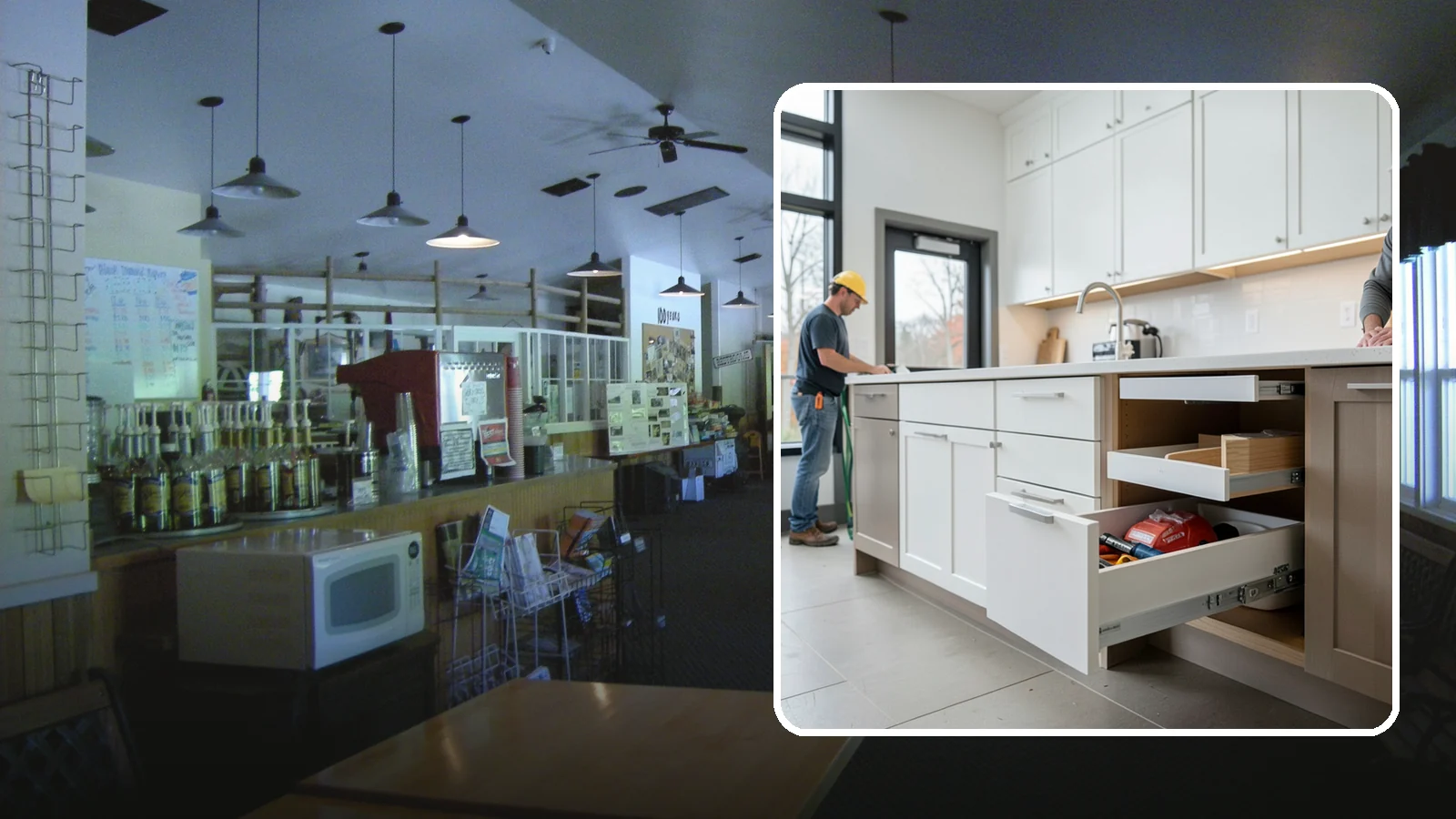 Soft-Close Drawer Upgrade in Black Diamond, King County, WA - Replacing standard drawer glides with soft-close slides for smooth, silent, full-extension drawer operation.
