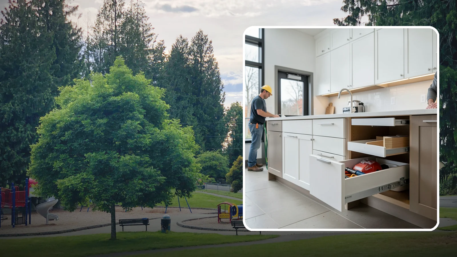 Soft-Close Drawer Upgrade in Bonney Lake, Pierce County, WA - Replacing standard drawer glides with soft-close slides for smooth, silent, full-extension drawer operation.