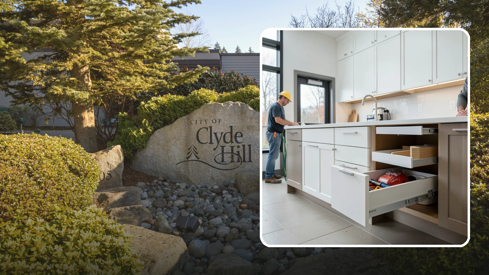 Soft-Close Drawer Upgrade in Clyde Hill, King County, WA - Replacing standard drawer glides with soft-close slides for smooth, silent, full-extension drawer operation.