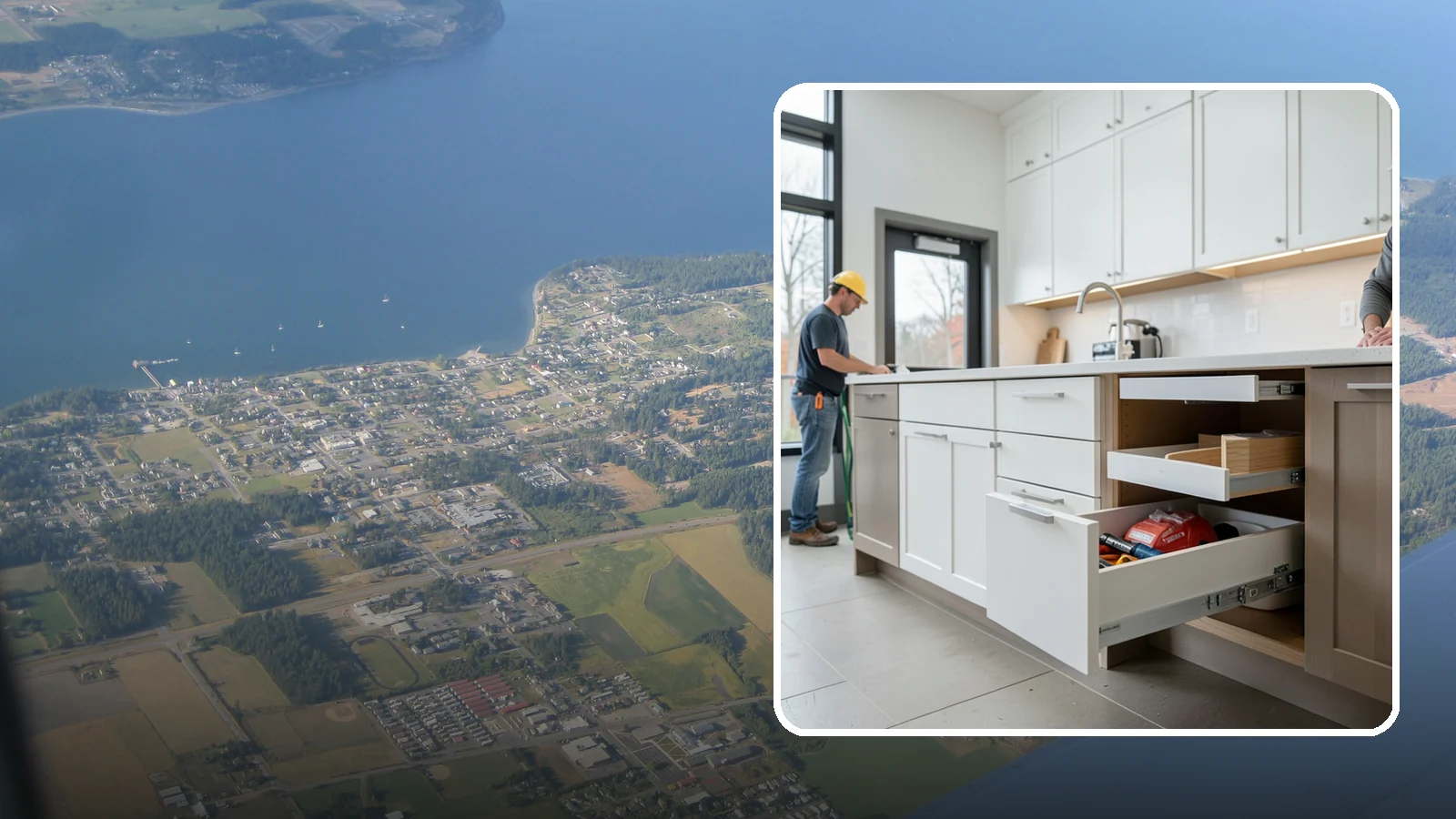 Soft-Close Drawer Upgrade in Coupeville, Island County, WA - Replacing standard drawer glides with soft-close slides for smooth, silent, full-extension drawer operation.