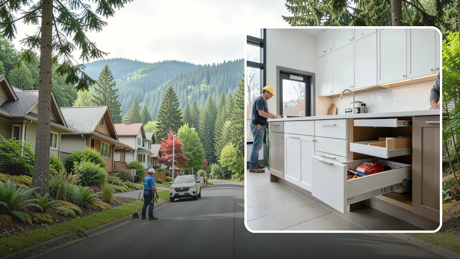 Soft-Close Drawer Upgrade in Darrington, Snohomish County, WA - Replacing standard drawer glides with soft-close slides for smooth, silent, full-extension drawer operation.