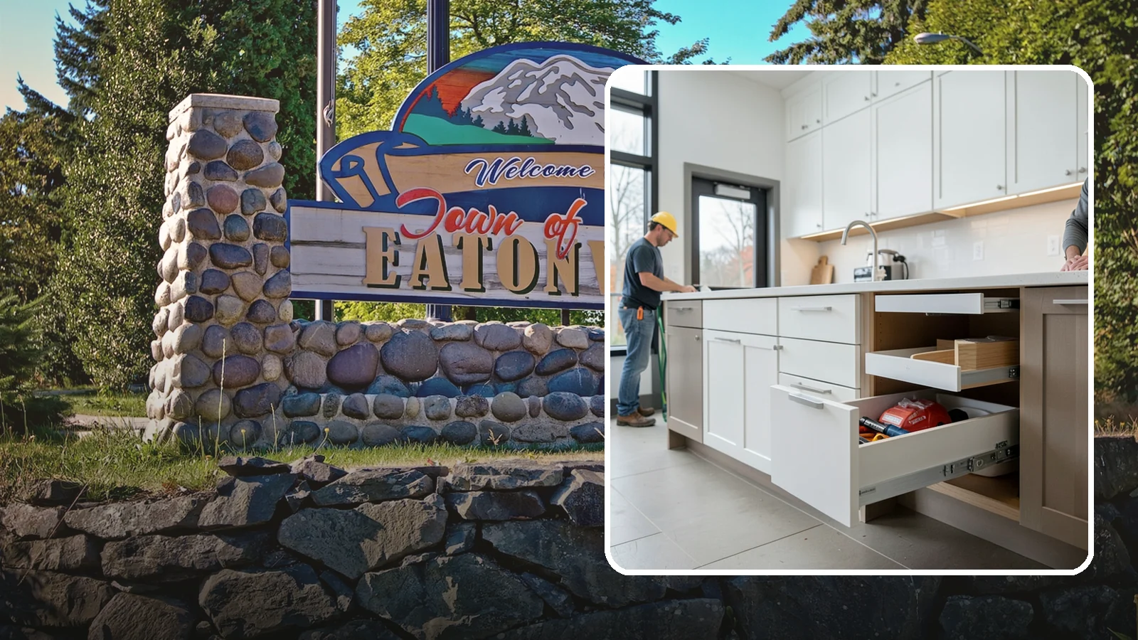Soft-Close Drawer Upgrade in Eatonville, Pierce County, WA - Replacing standard drawer glides with soft-close slides for smooth, silent, full-extension drawer operation.